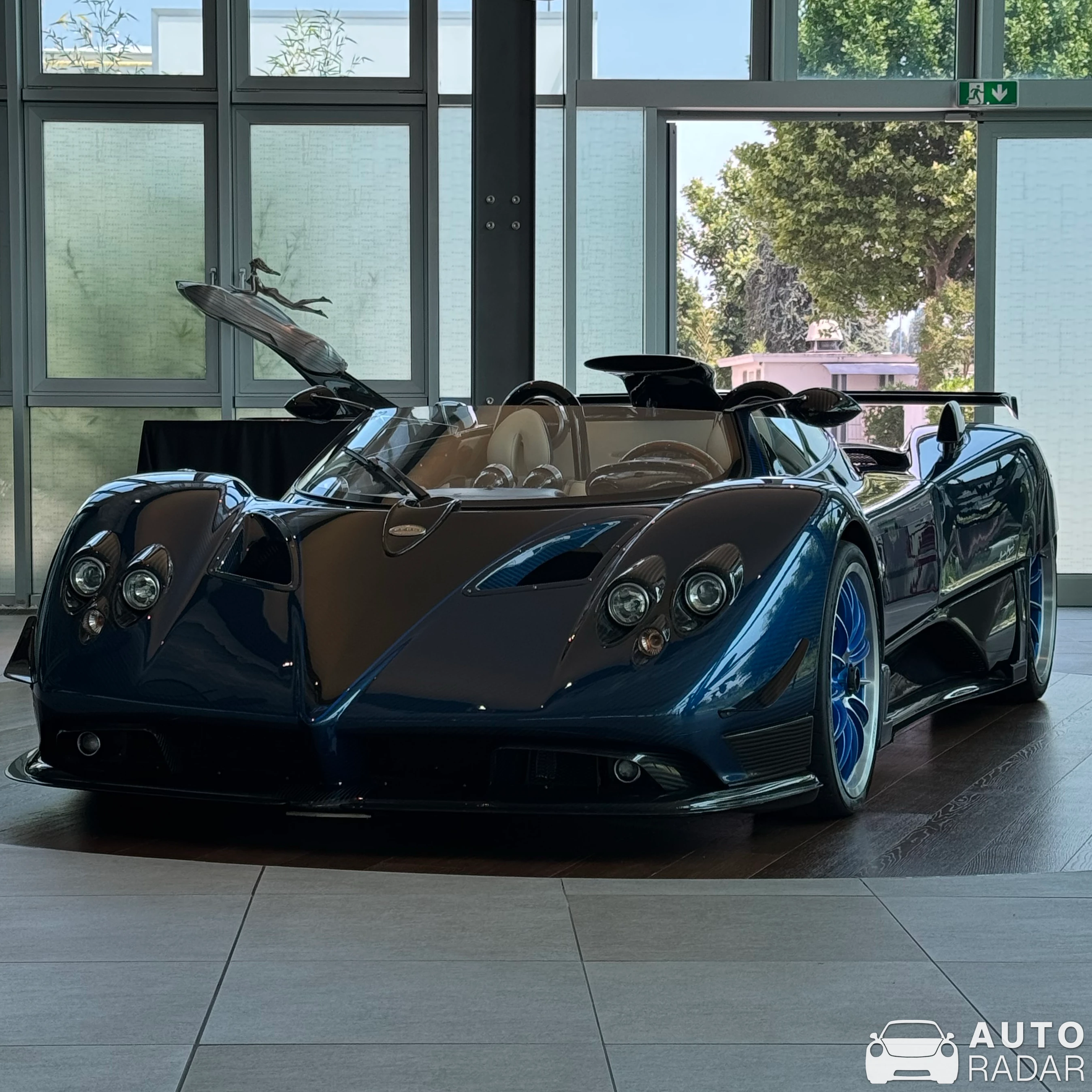 Pagani Zonda HP Barchetta spotted in San Cesario sul Panaro