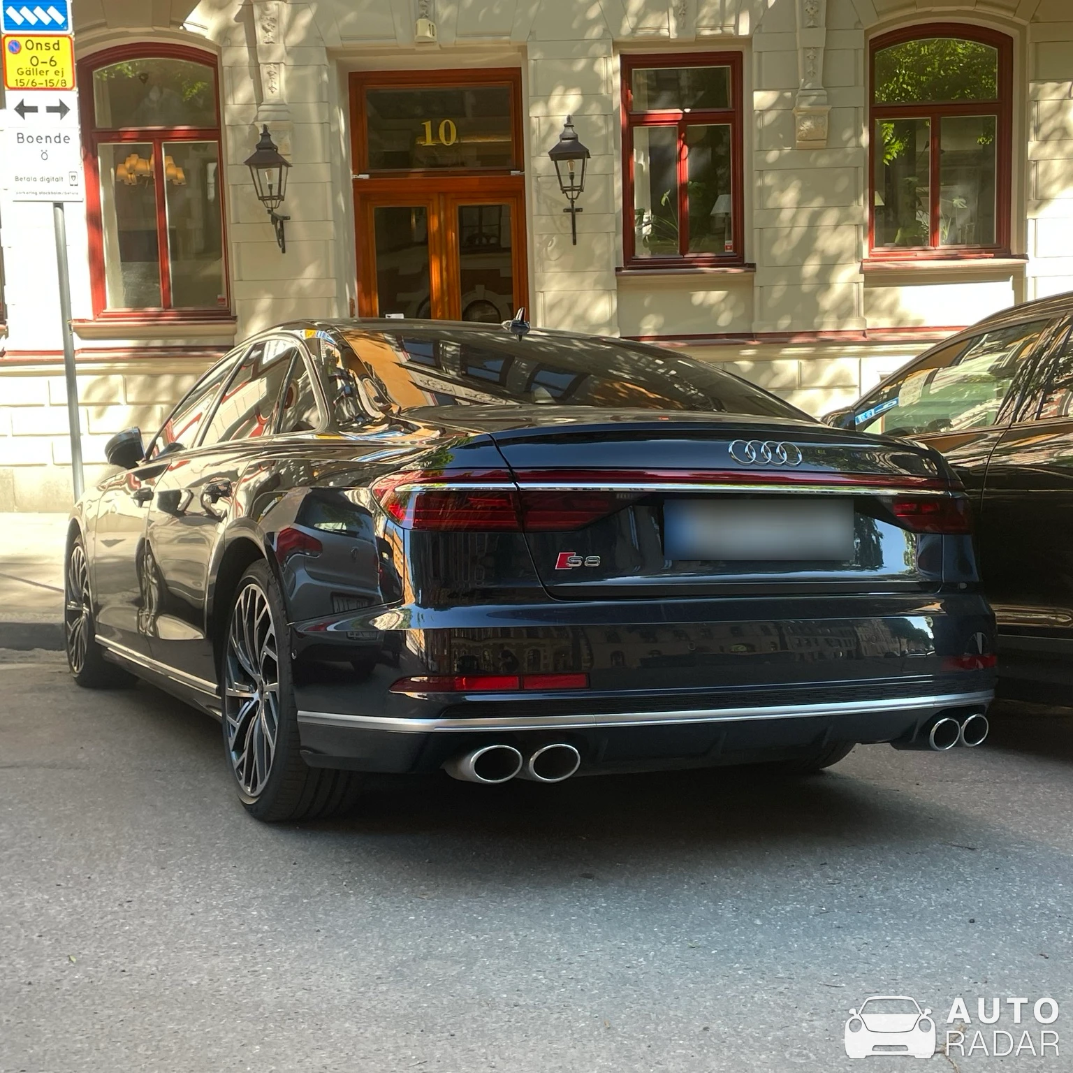 Audi S8 spotted in Stockholm