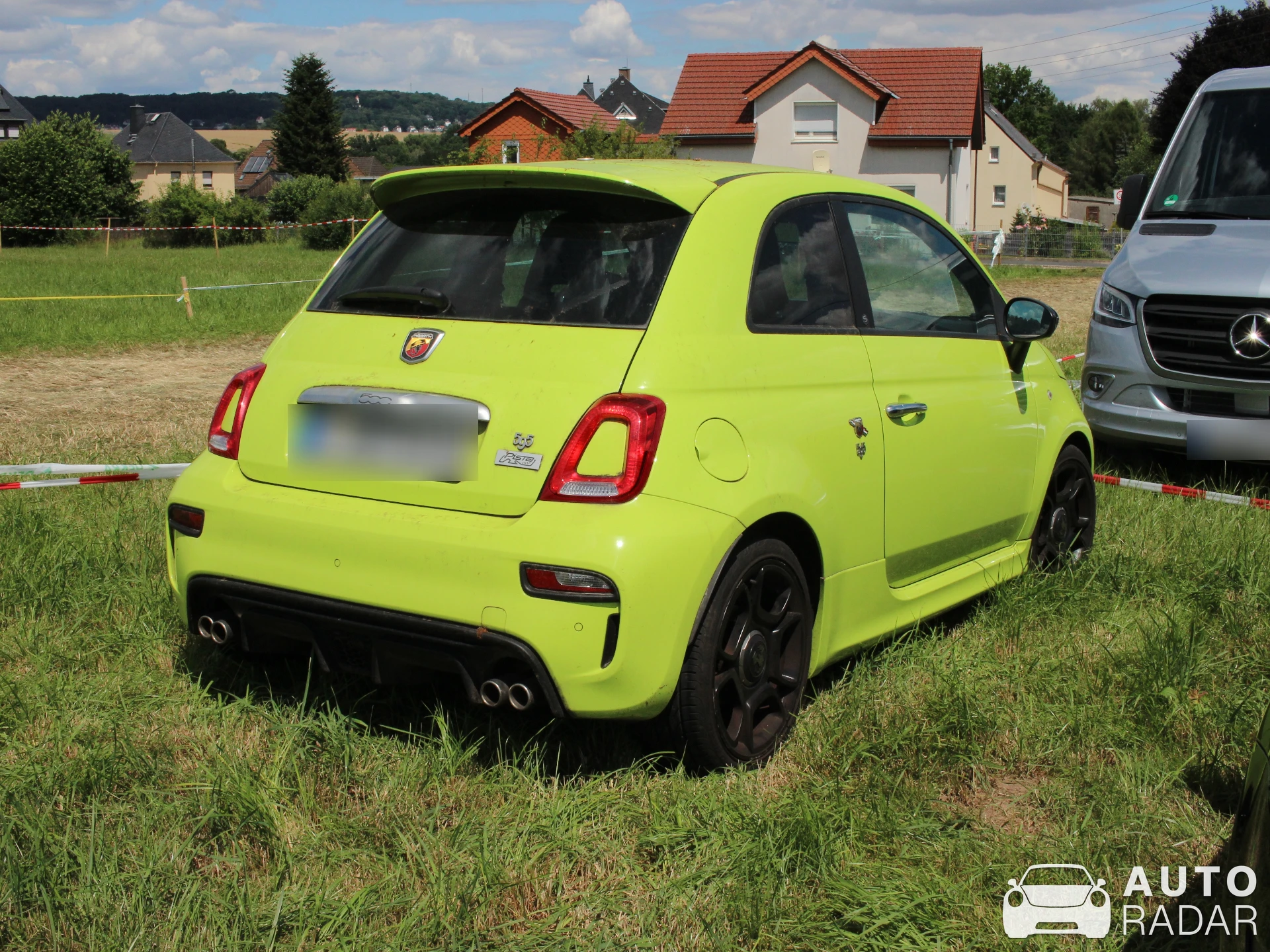 Abarth 595 Pista spotted in Oberlungwitz