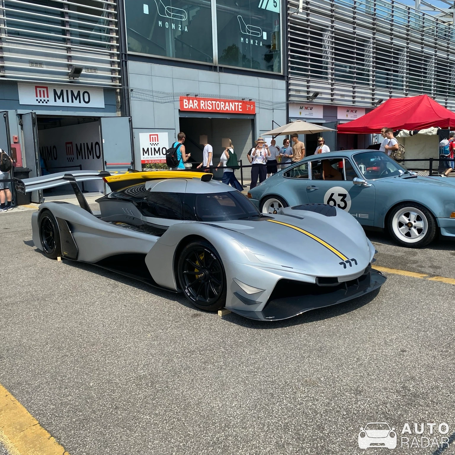 777 Motors 777 Hypercar spotted in Monza