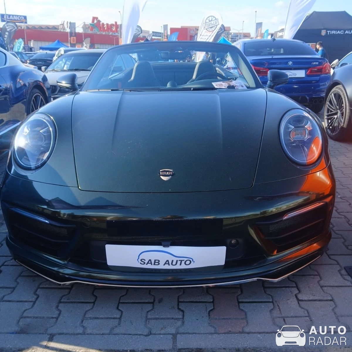 Porsche TechArt 992 Carrera 4S spotted in Bucharest