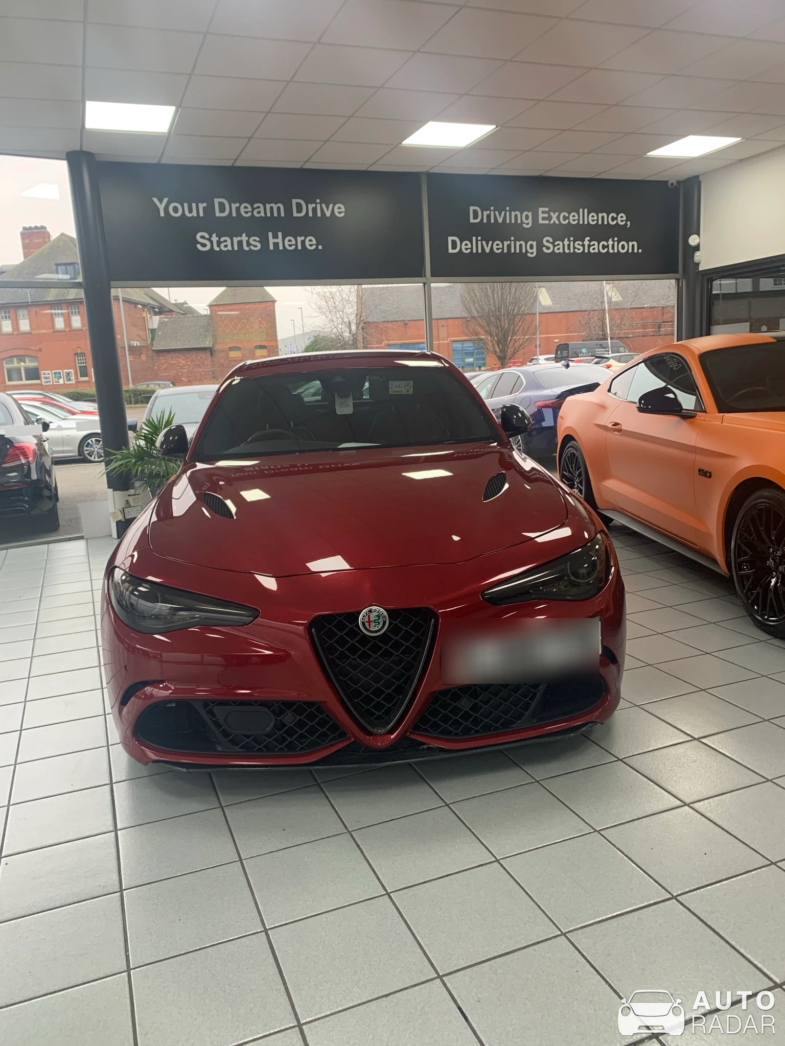 Alfa Romeo Giulia Quadrifoglio spotted in Warrington