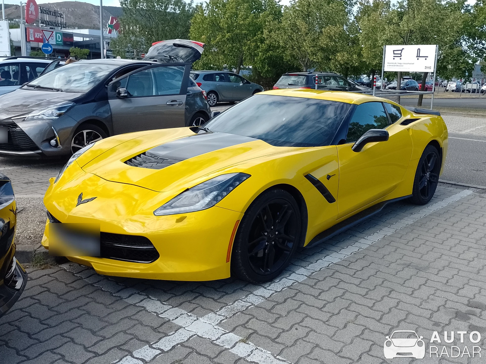 Chevrolet Corvette C7 Stingray spotted in Budaörs, Hungary