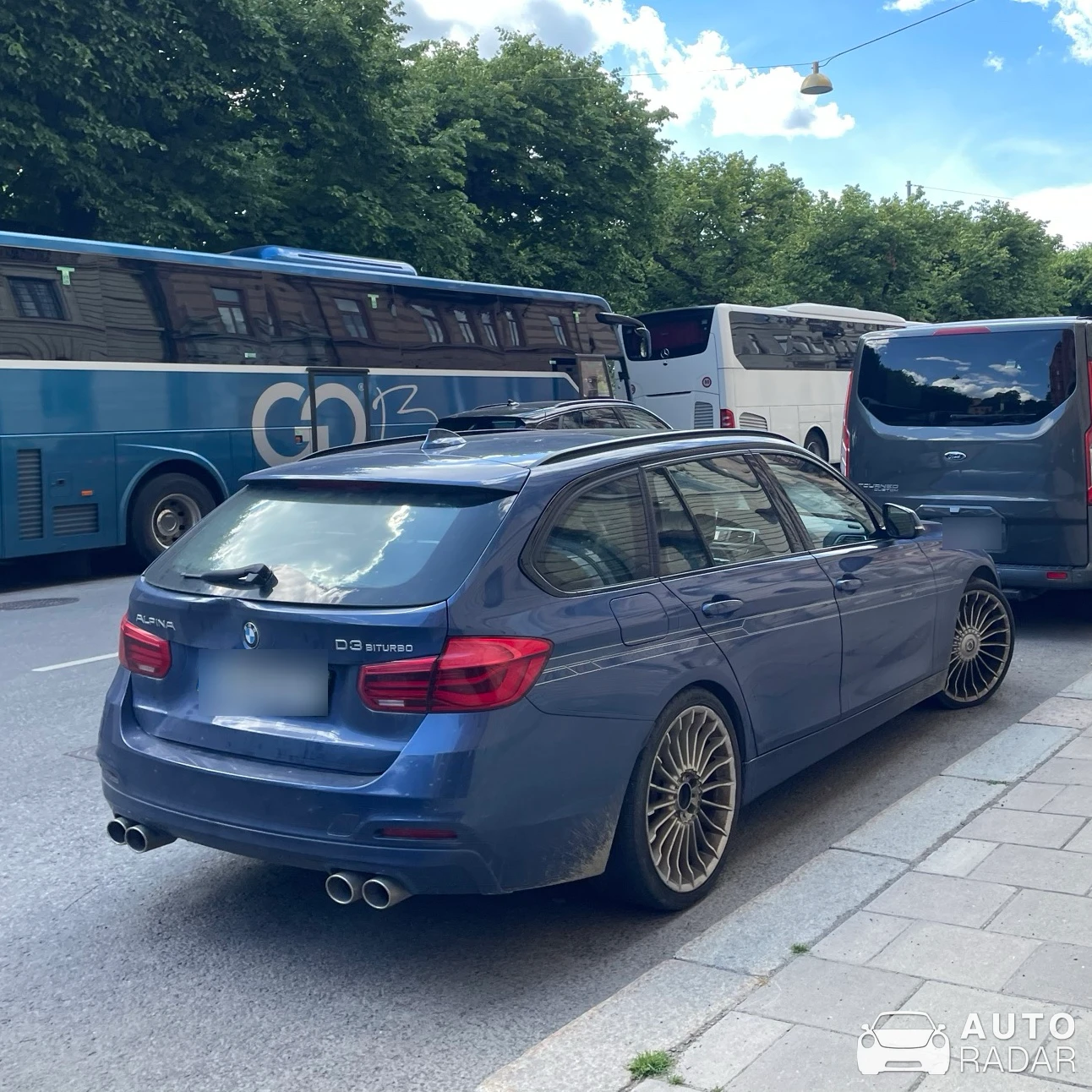 Alpina D3 spotted in Stockholm