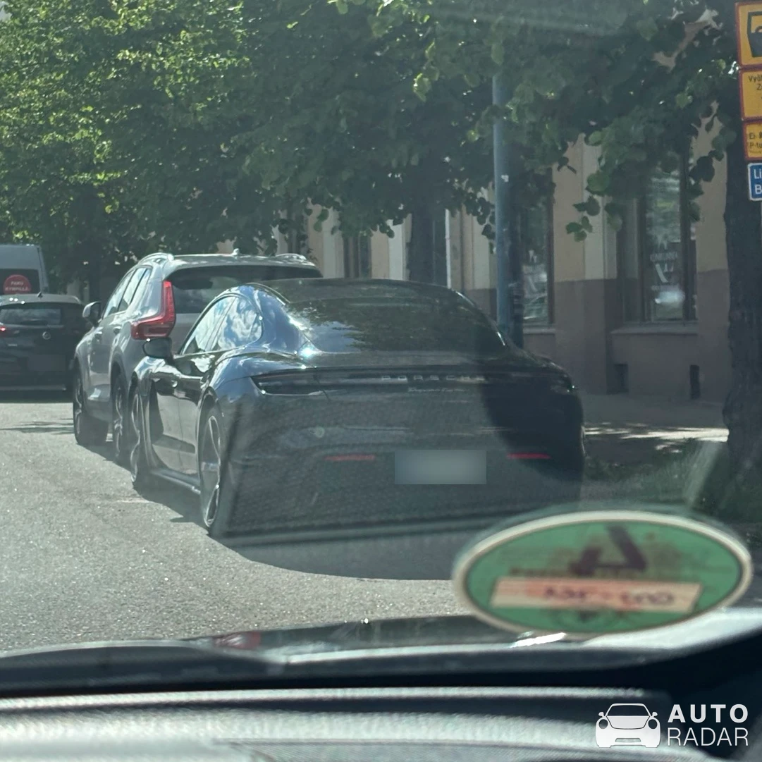 Porsche Taycan Turbo spotted in Helsinki