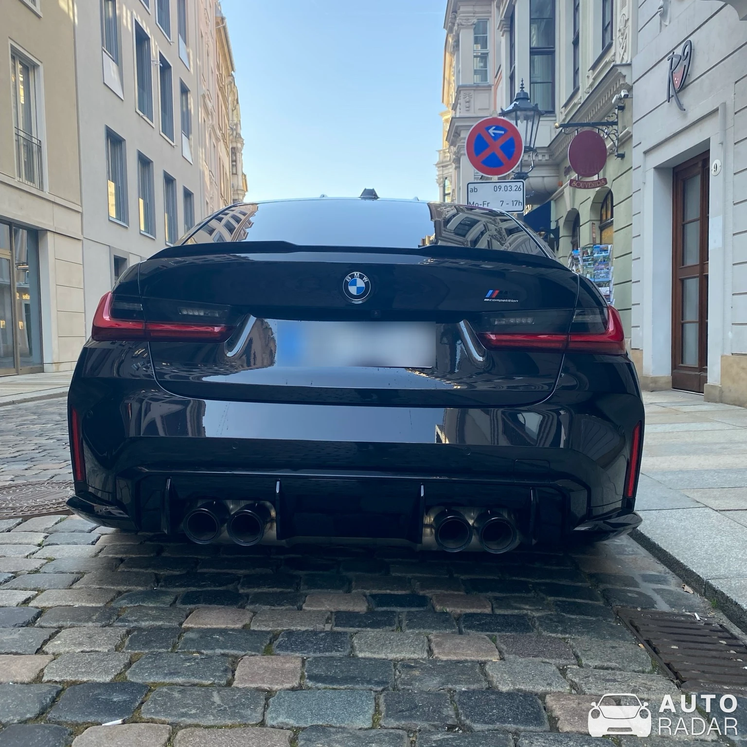 BMW M3 G80 Sedan Competition spotted in Dresden