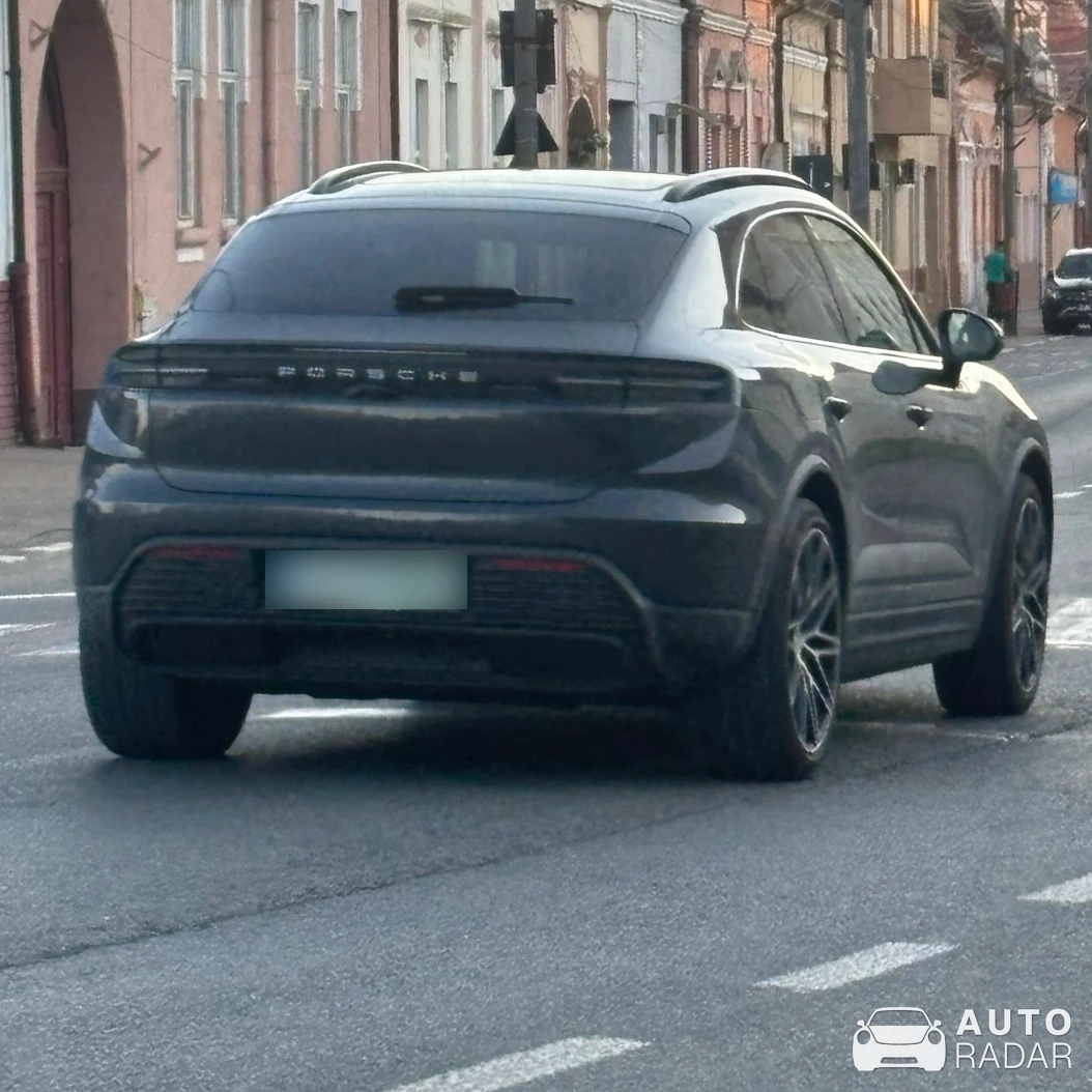 Porsche Macan 4 EV spotted in Tirnaveni