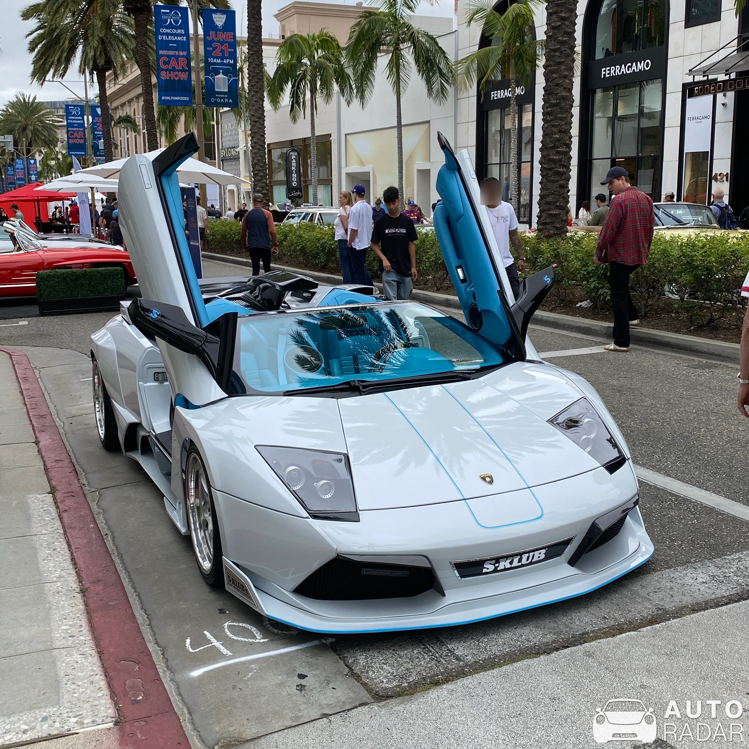 Lamborghini Murciélago LP640 Roadster S-KLUB WIDE spotted in Beverly Hills, United States