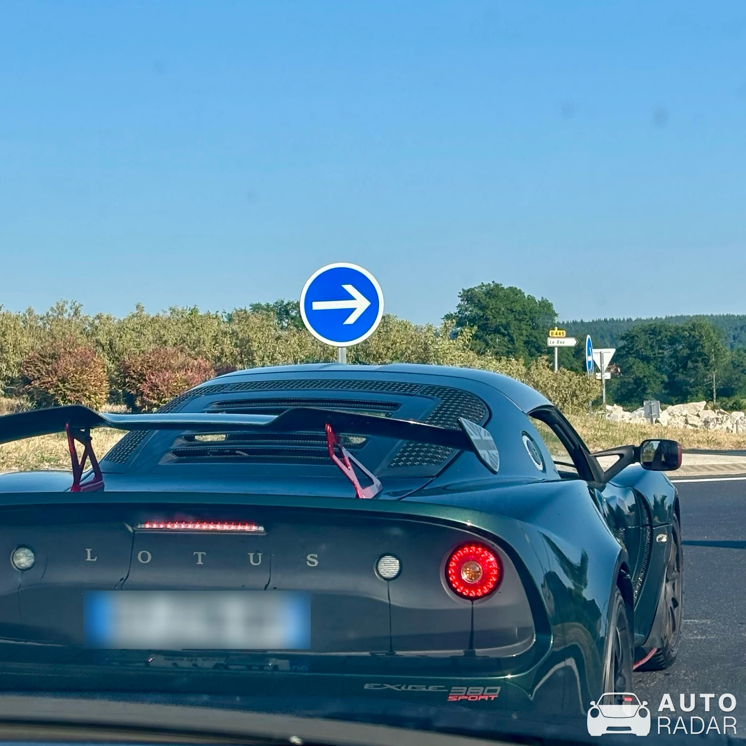 Lotus Exige 380 Sport spotted in Ytrac
