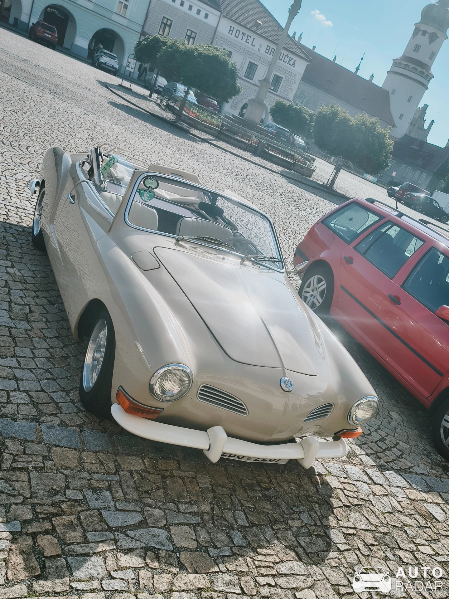 Volkswagen Type 14 Karmann-Ghia Cabriolet spotted in Nové Město nad Metují, Czech Republic