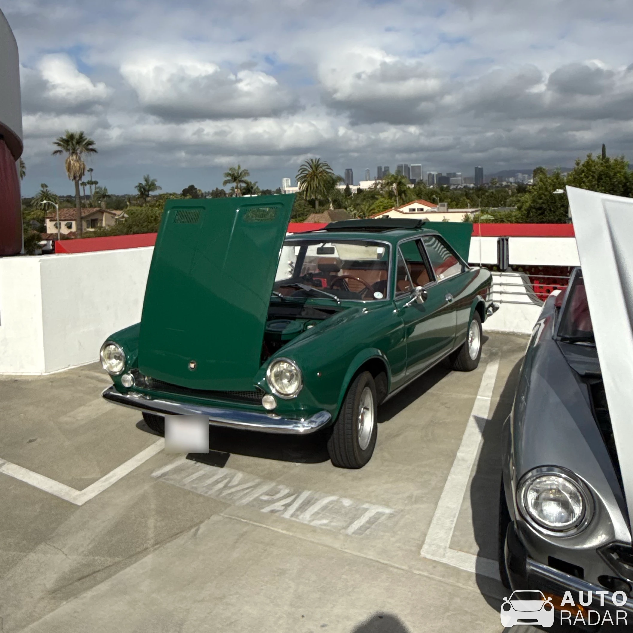 Fiat 124 Sport Coupé spotted in Los Angeles