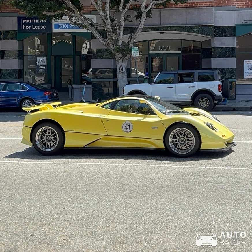 Pagani Zonda F Roadster Clubsport spotted in Los Angeles