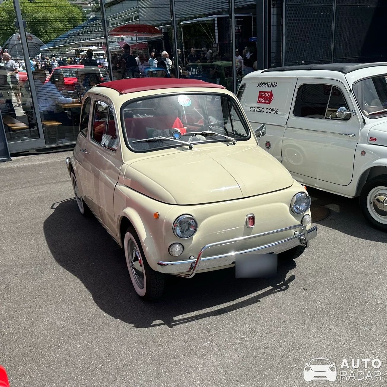 Fiat 500 F spotted in Luzern