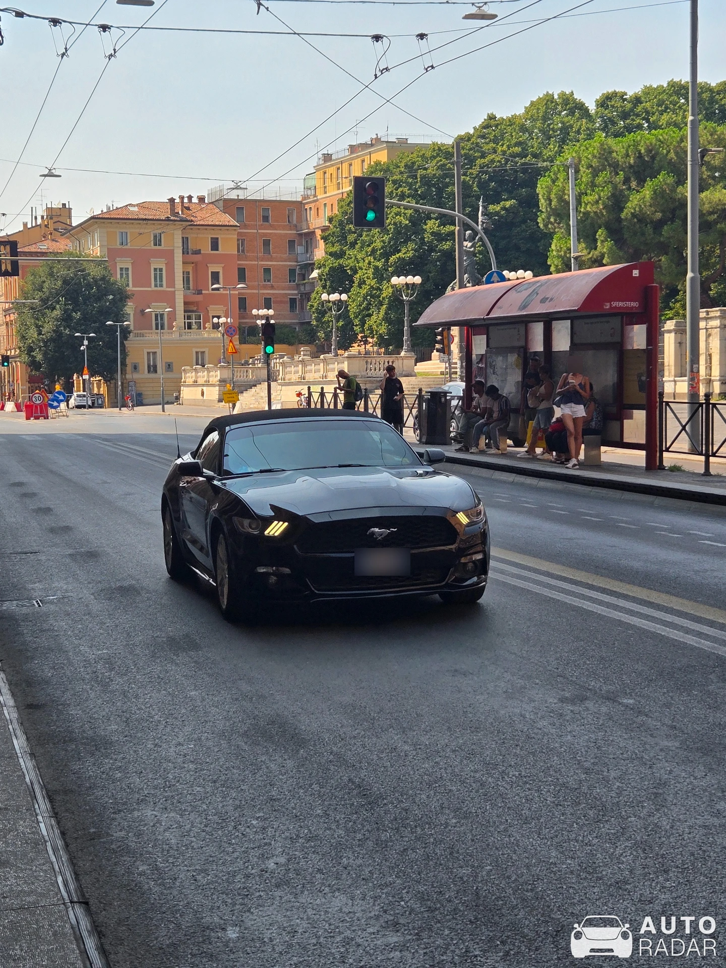Ford Mustang 2.3 Ecoboost Convertible spotted in Bologna