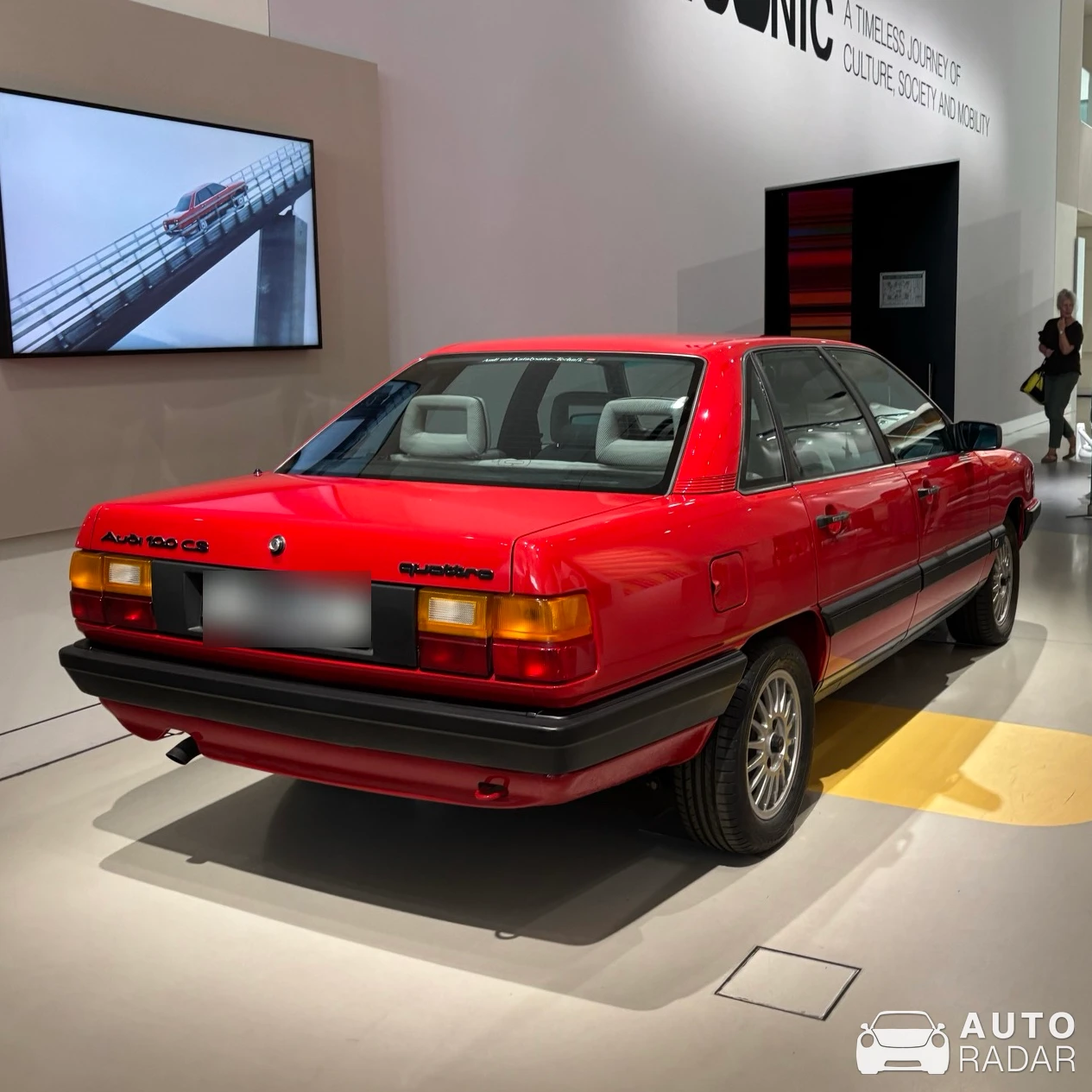 Audi 100 spotted in Berliini
