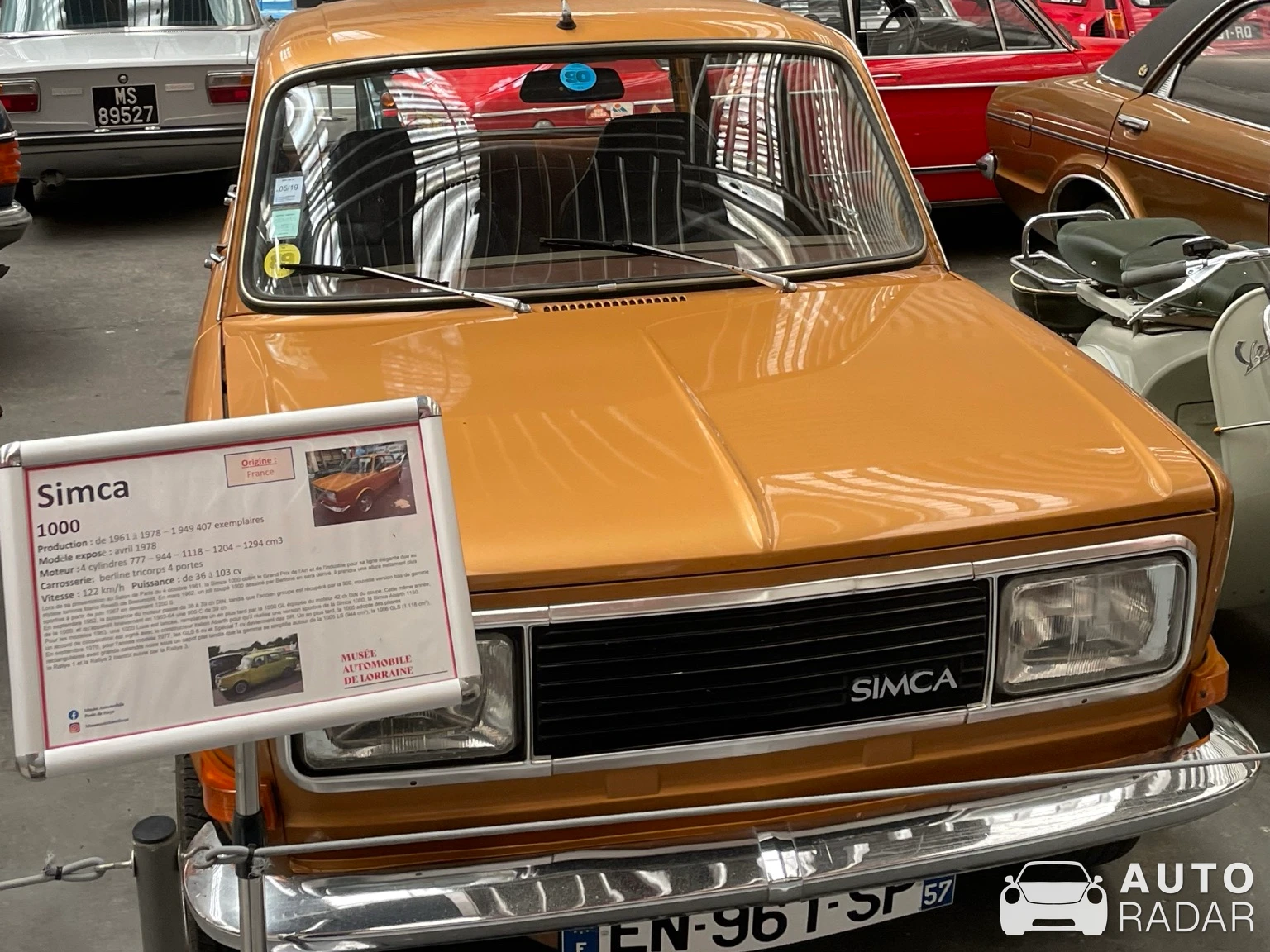 Simca 1000 spotted in Bois-de-Haye