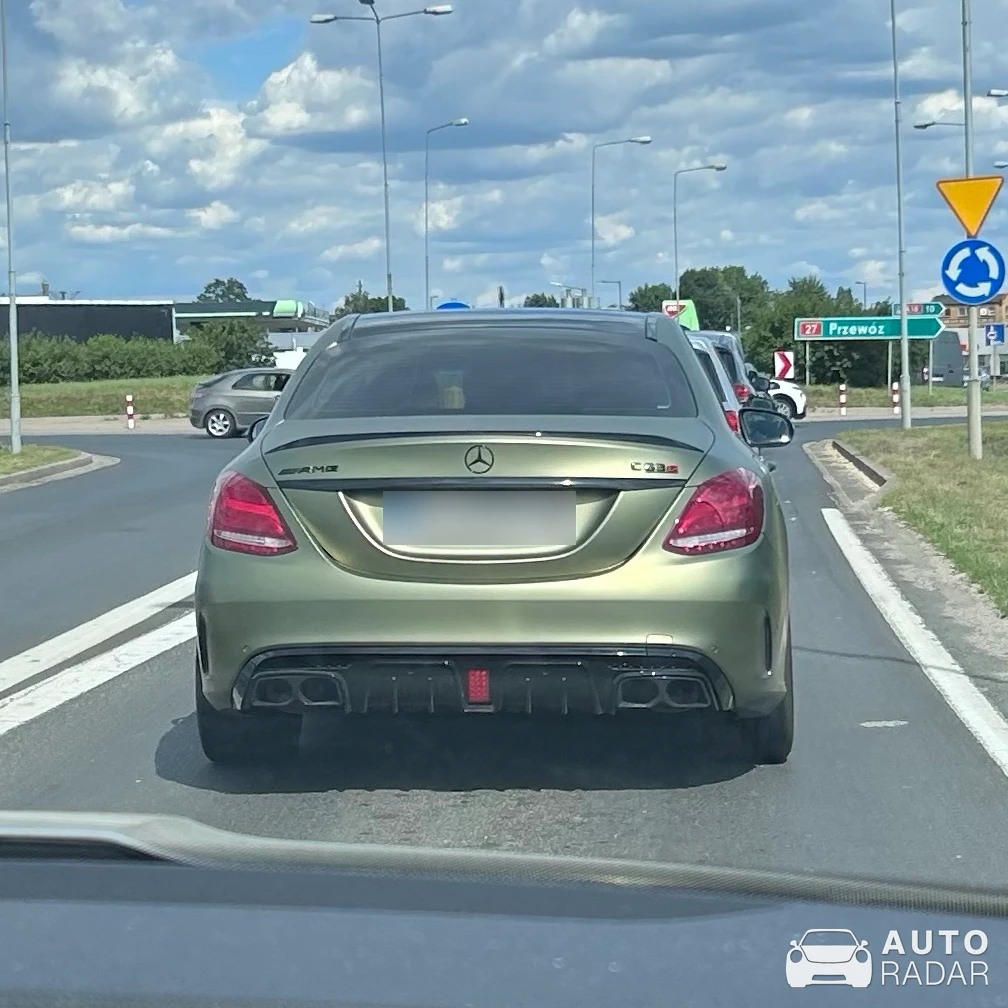 Mercedes-AMG C 63 S W205 spotted in Żary
