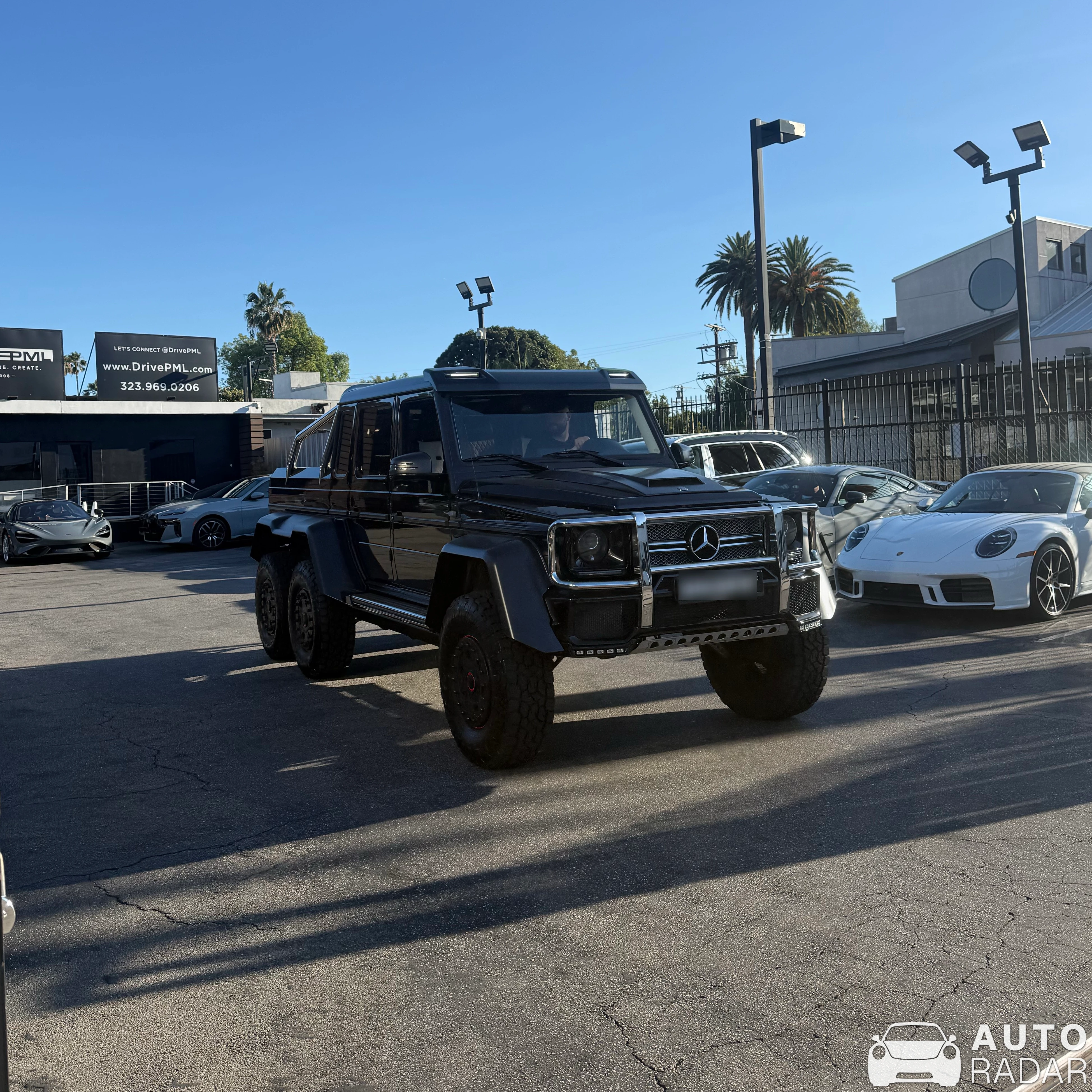 Mercedes-Benz G 63 AMG 6x6 Brabus spotted in Los Angeles