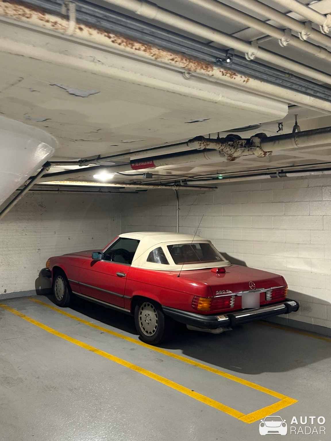 Mercedes-Benz 300SL R107 spotted in Boston