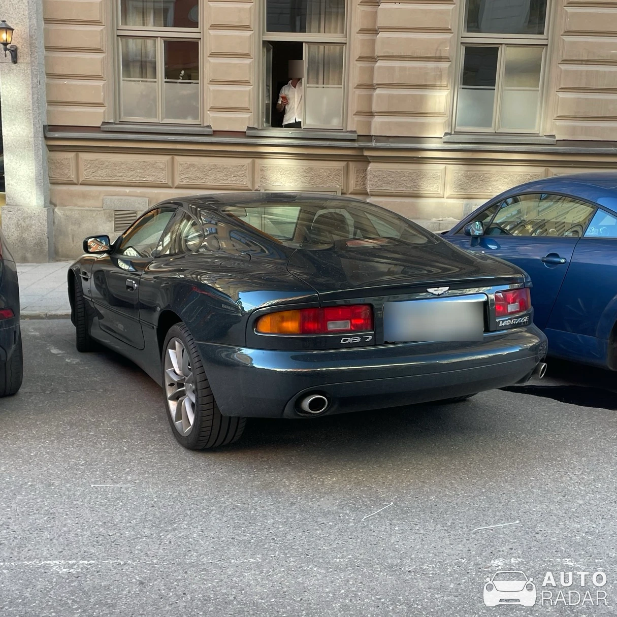 Aston Martin DB7 spotted in Stockholm