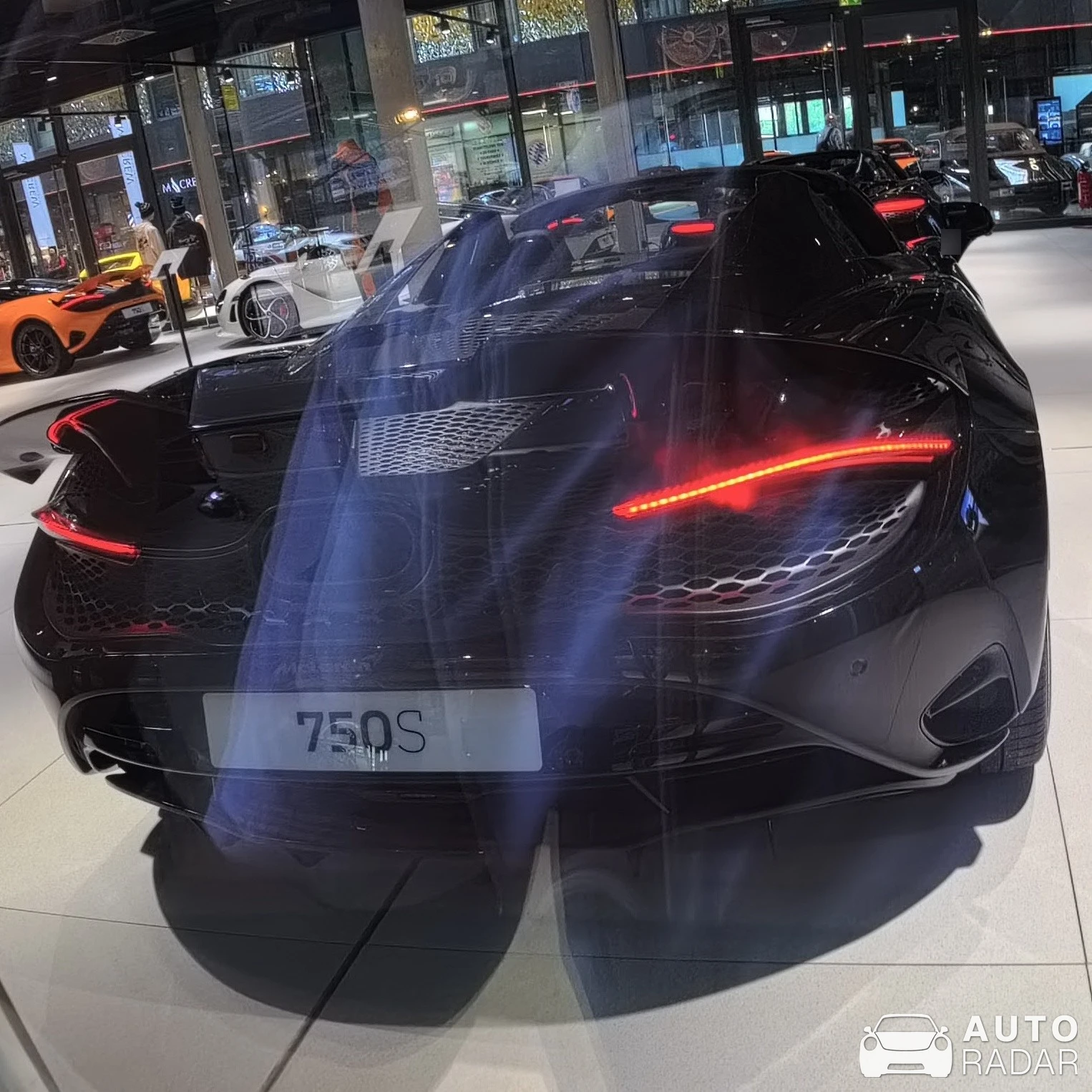 McLaren 750S Spider spotted
