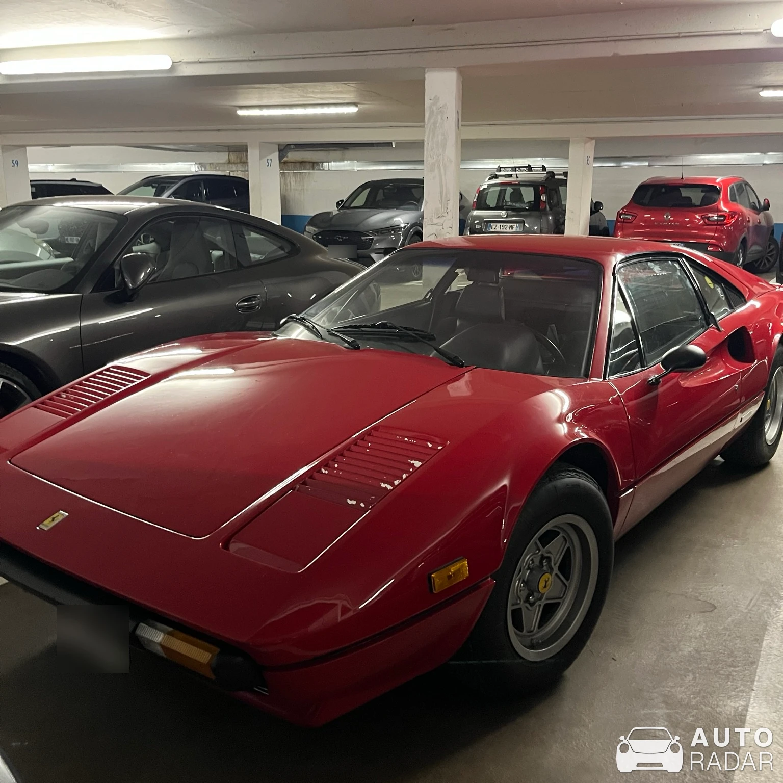 Ferrari 308 spotted in Megève