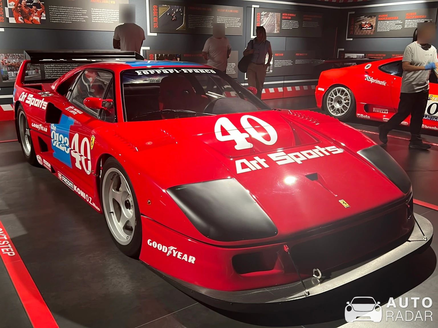 Ferrari F40 LM spotted in Maranello