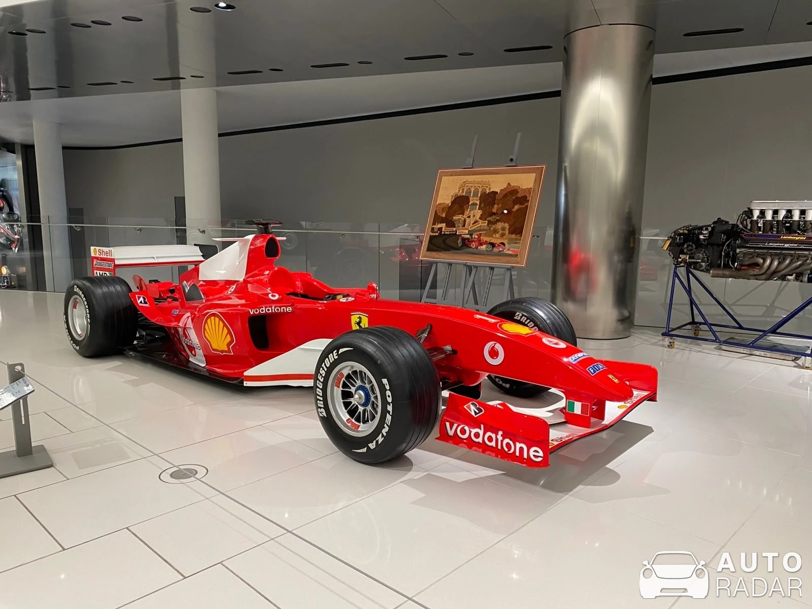 Ferrari F2001 spotted in Monaco