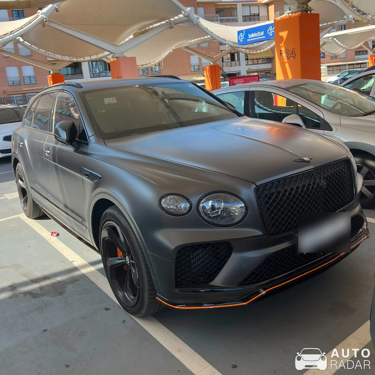 Bentley Bentayga Black Edition spotted in Málaga