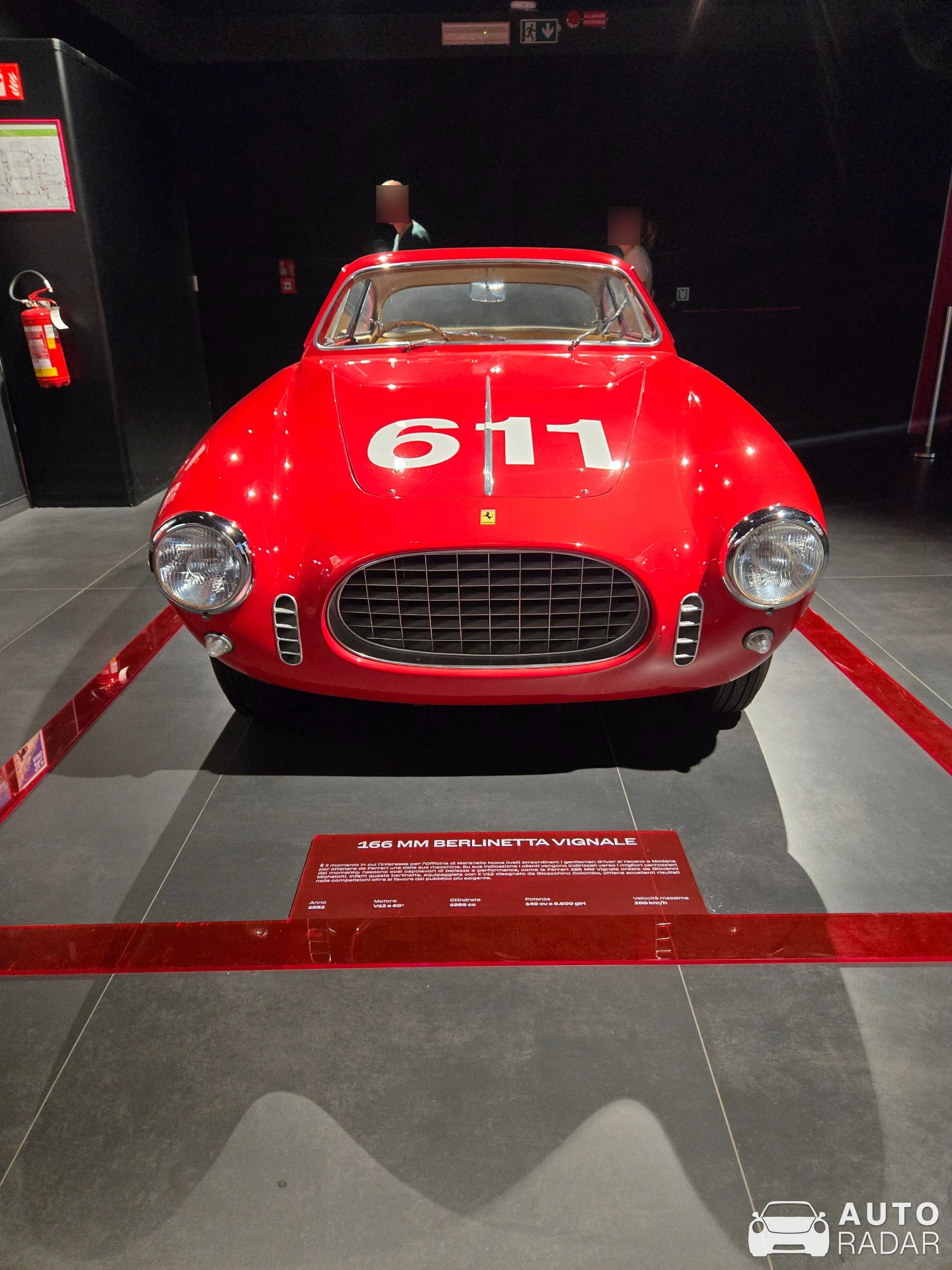 Ferrari 166 MM Vignale Berlinetta spotted in Maranello