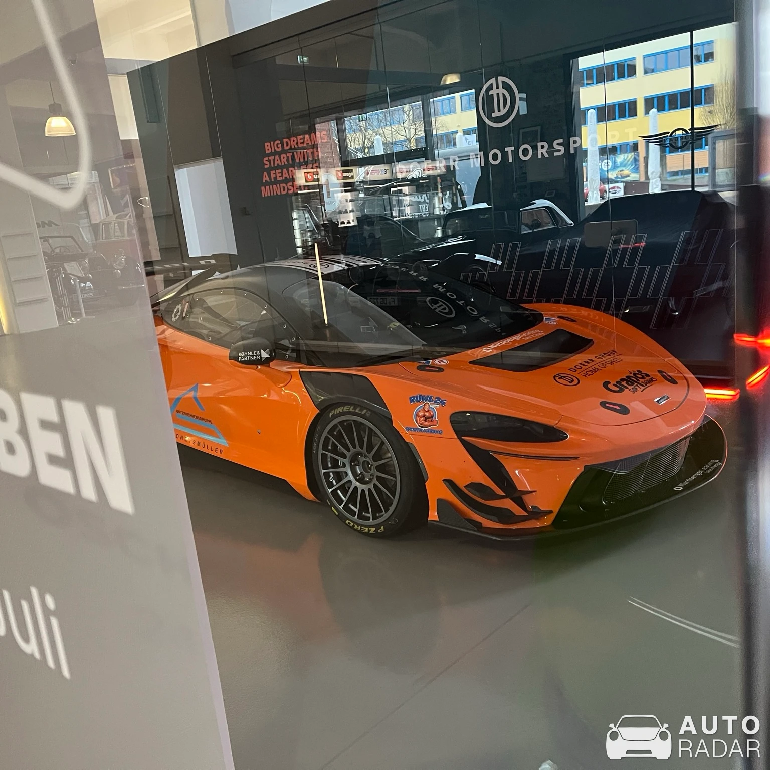 McLaren 720S GT3 spotted in Frankfurt am Main