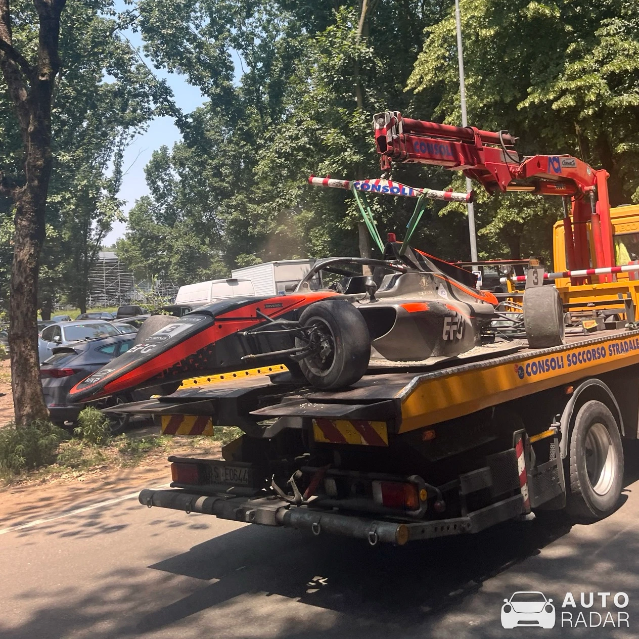 Dallara Formula 4 spotted in Monza