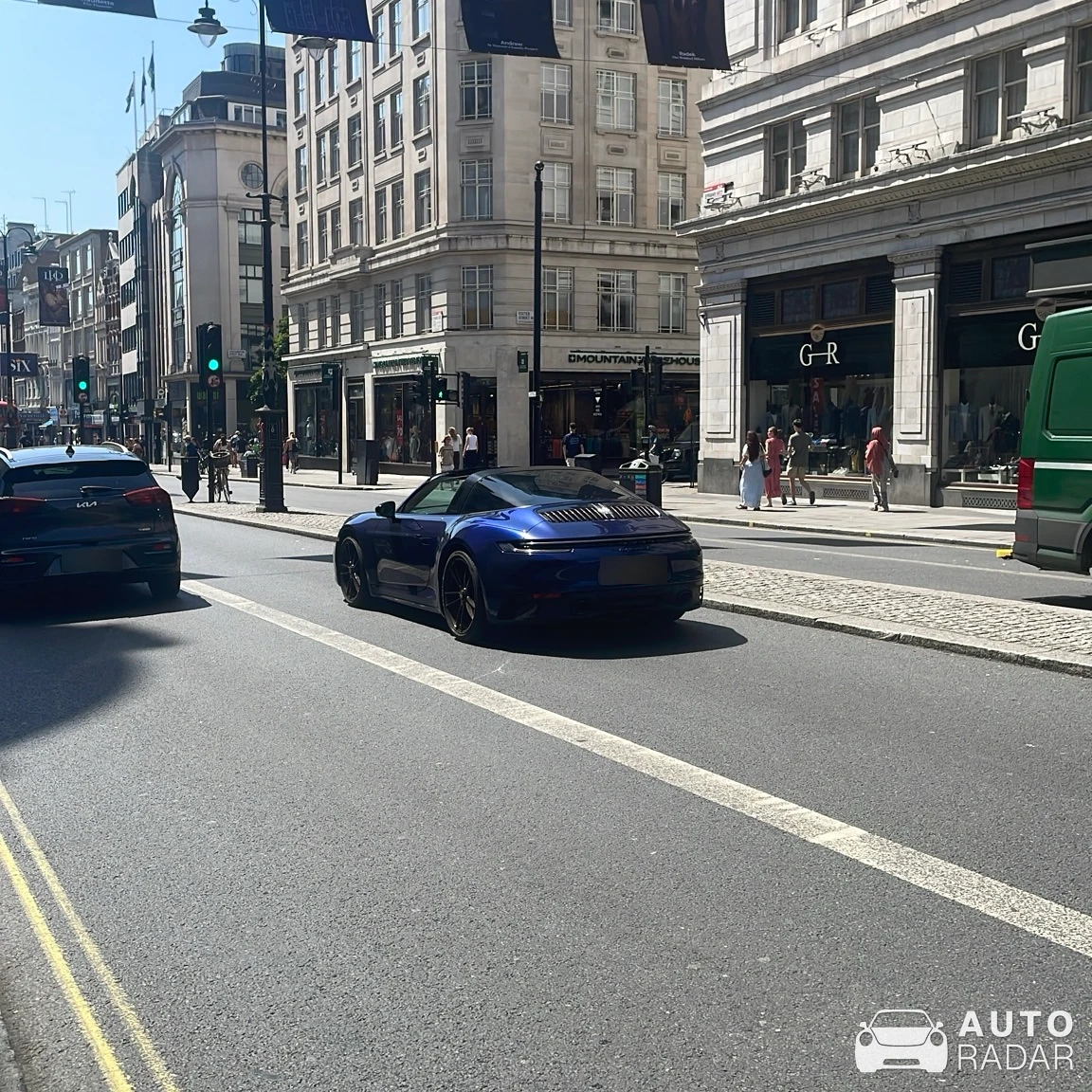 Porsche 992 Carrera 4 GTS Cabriolet MkI spotted in London