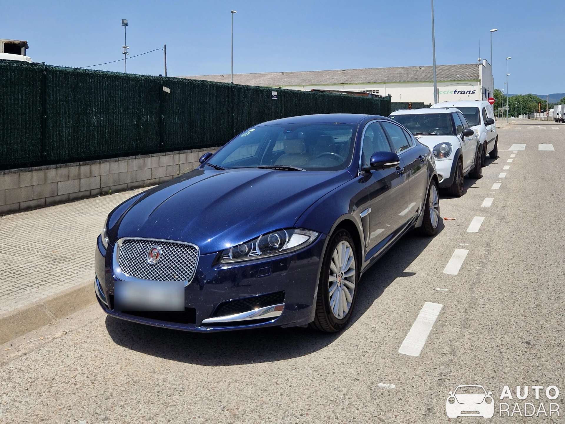 Jaguar XF spotted in Girona