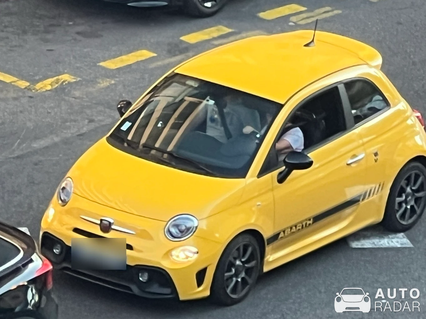 Abarth 595 spotted in Cannes