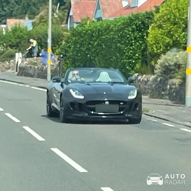 Jaguar F-Type R Convertible spotted in Largs