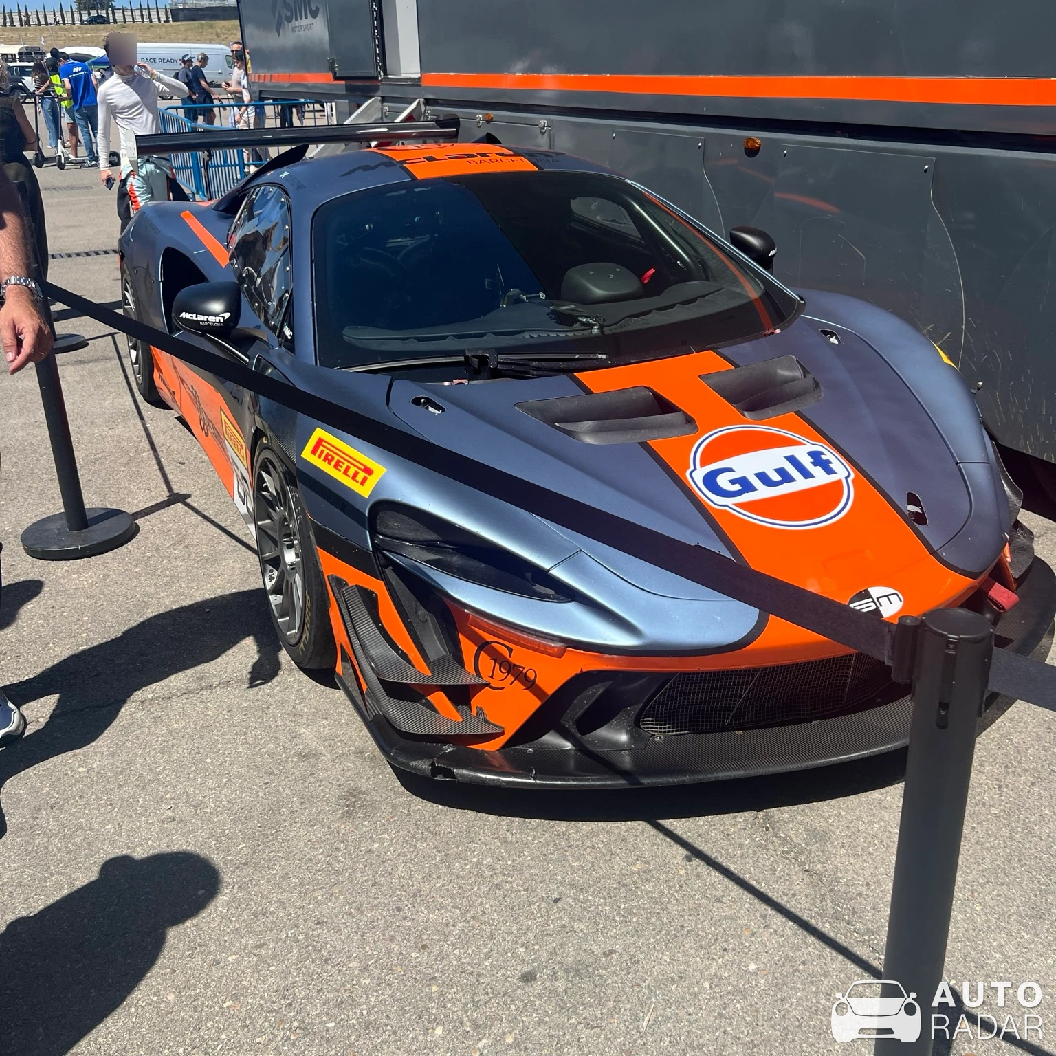 McLaren 720S GT3 spotted in San Sebastián de los Reyes