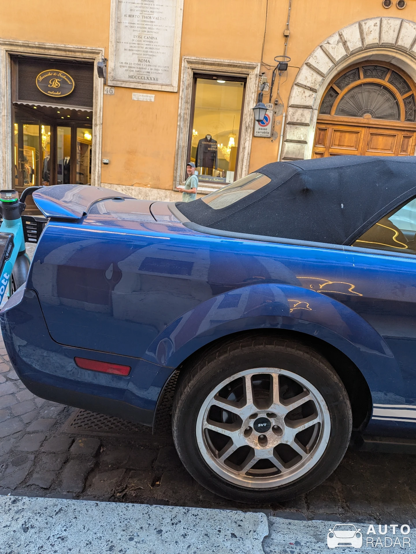 Ford Mustang Shelby GT500 Convertible spotted in Roma