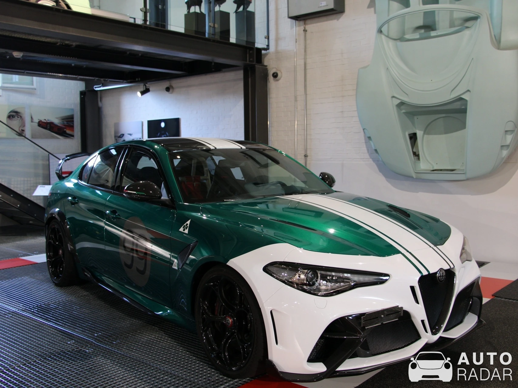 Alfa Romeo Giulia GTAm spotted in Romanshorn
