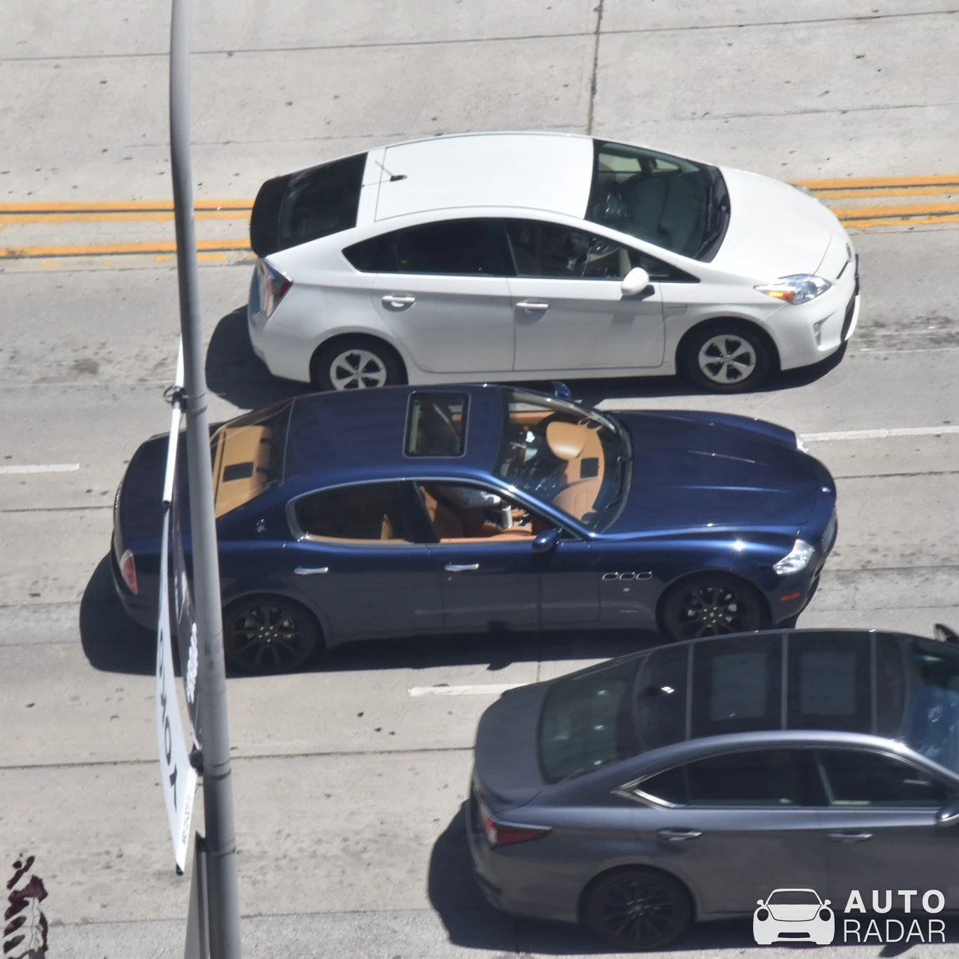 Maserati Quattroporte spotted in Los Angeles