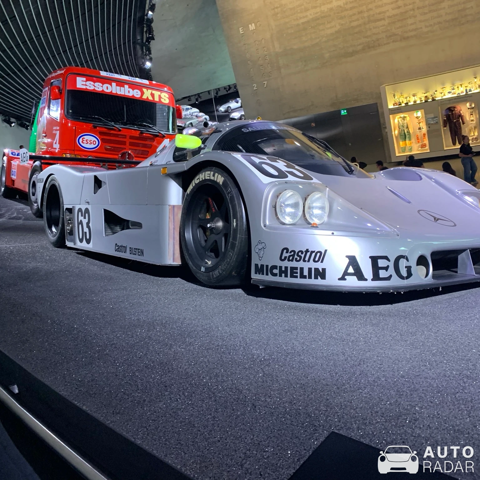 Sauber C9 spotted in Stuttgart
