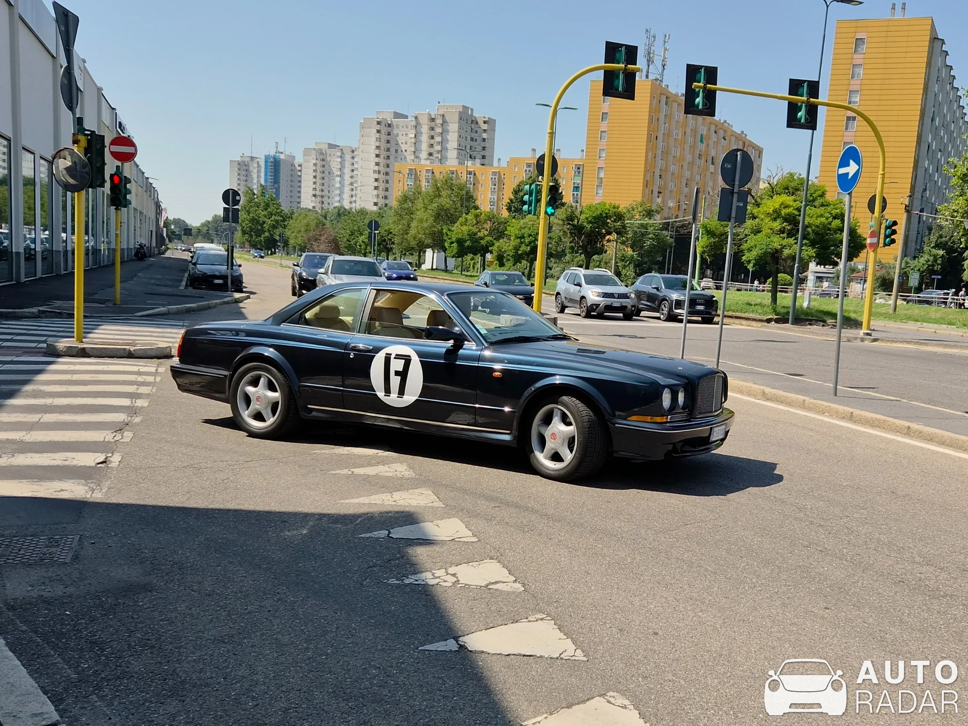 Bentley Continental T spotted in Milano