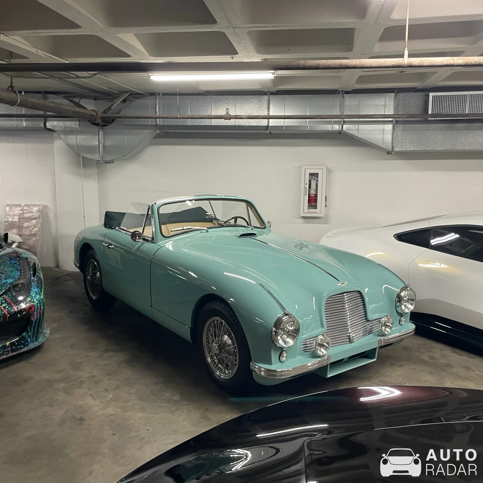 Aston Martin DB2 Drophead Coupé spotted in Los Angeles