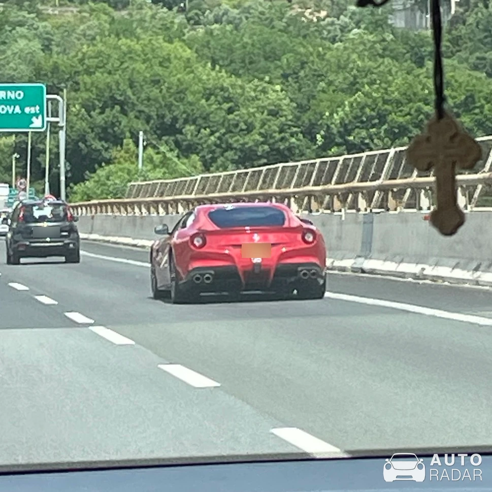 Ferrari F12berlinetta spotted in Genova