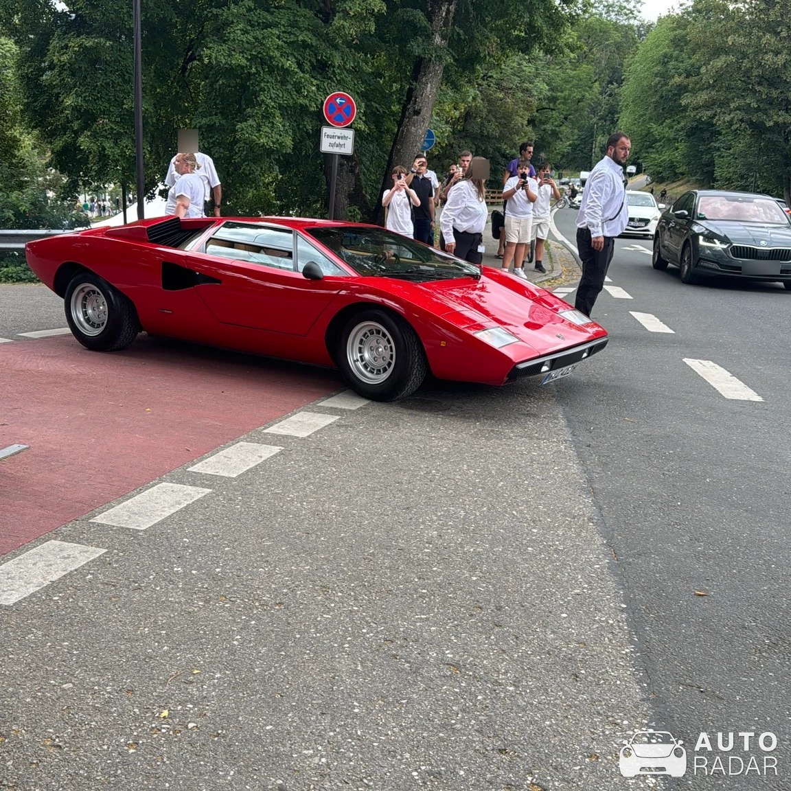 Lamborghini Countach LP400 spotted in Gmund am Tegernsee
