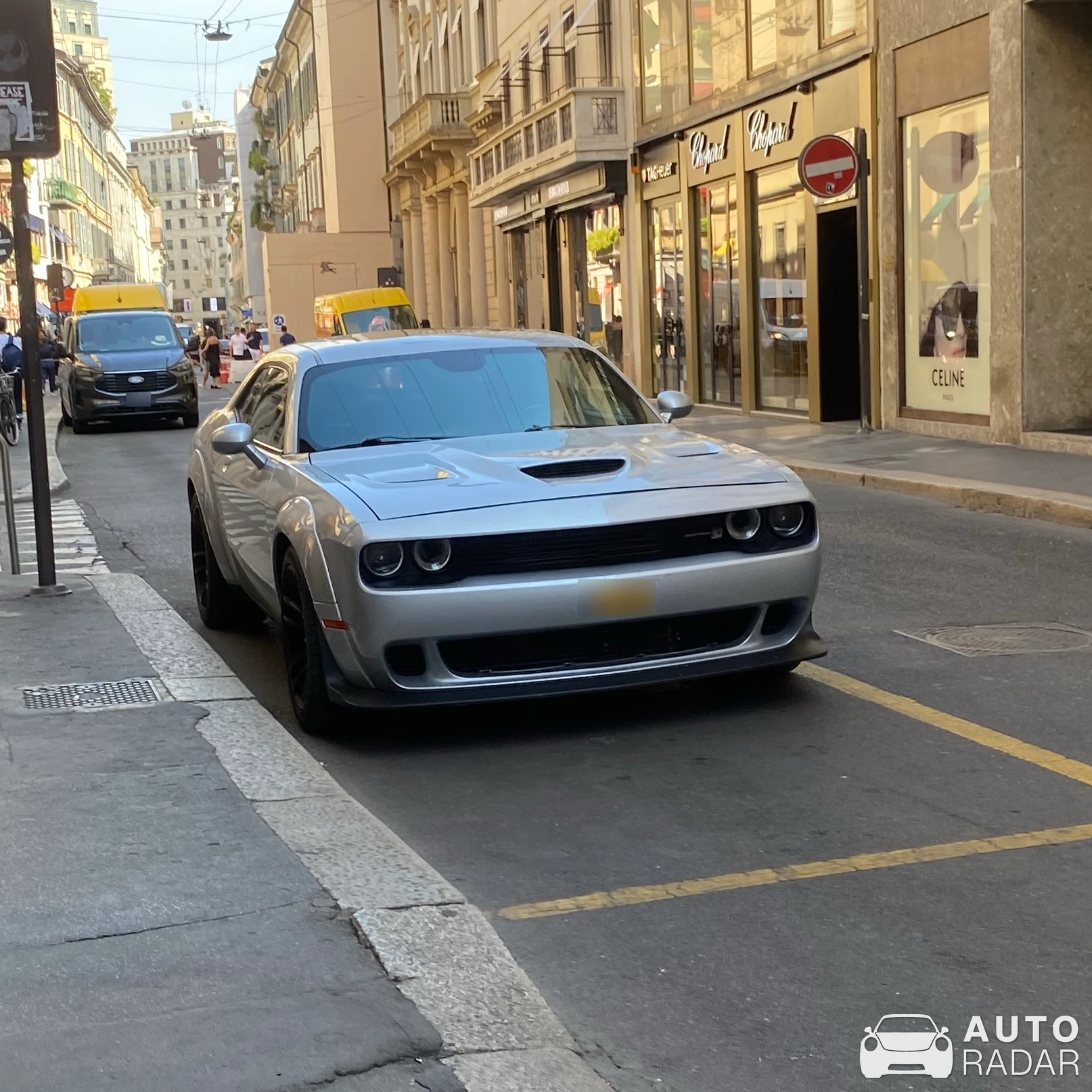 Dodge Challenger spotted in Milano