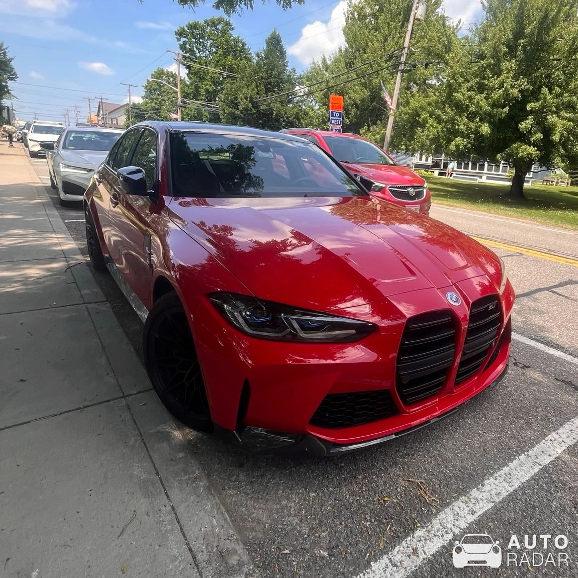 BMW M3 G80 Sedan Competition 2025 spotted in Bemus Point