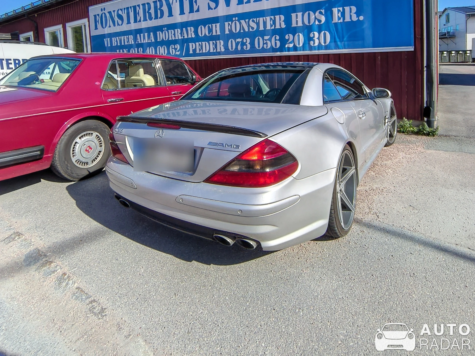 Mercedes-AMG SL 55 spotted in Uppsala