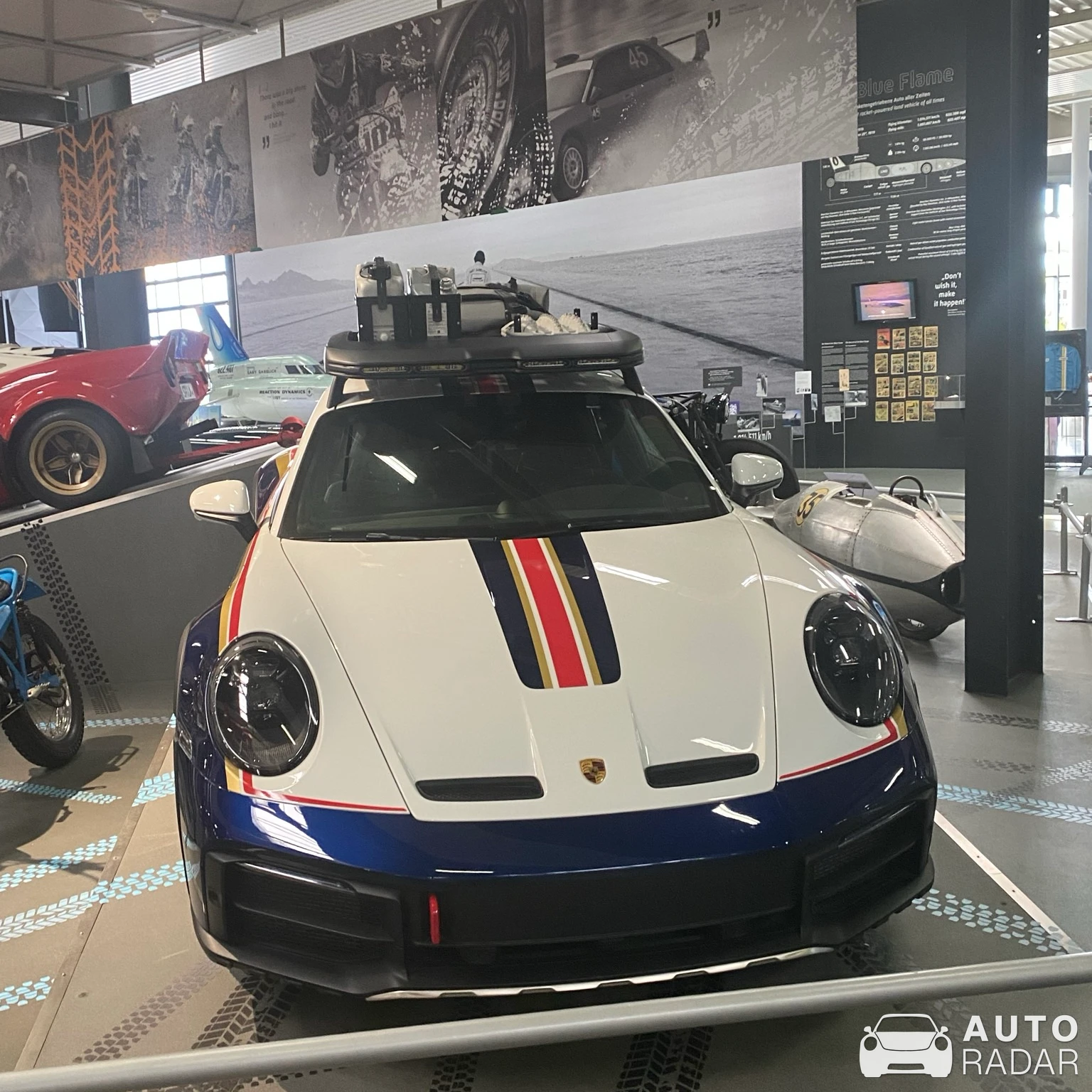Porsche 992 Dakar spotted in Sinsheim