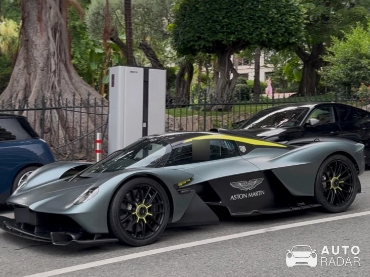Aston Martin Valkyrie spotted in Monaco